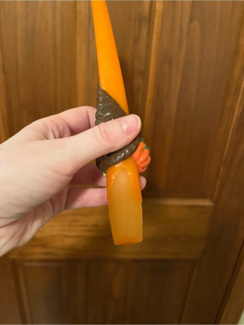 Orange Decorative Thanksgiving Harvest Candle